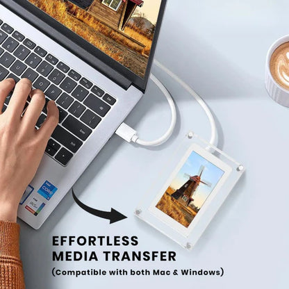 Penvoro SnapFrame™ 5” Digital Video & Photo Frame – MP4 & JPEG Playback